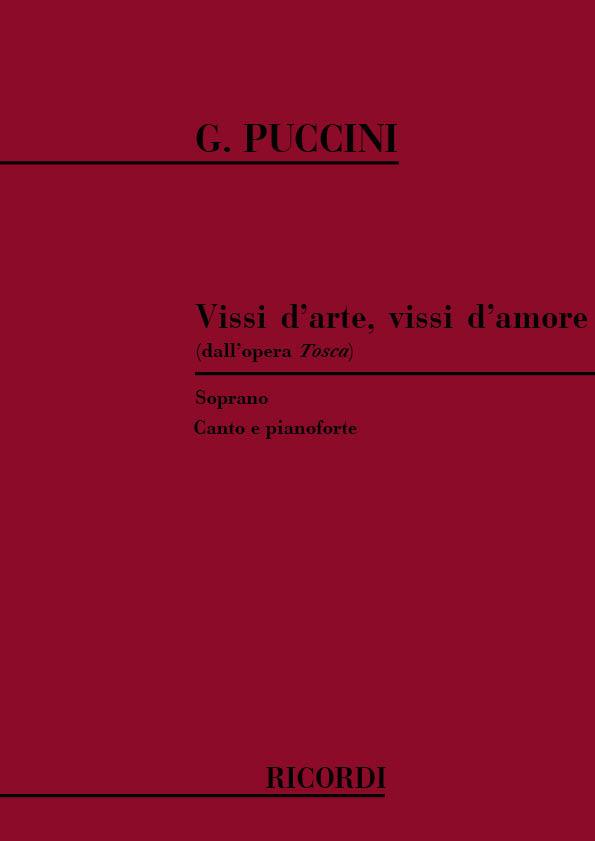 Tosca: Vissi D'Arte, Vissi D'Amore - pro zpěv a klavír